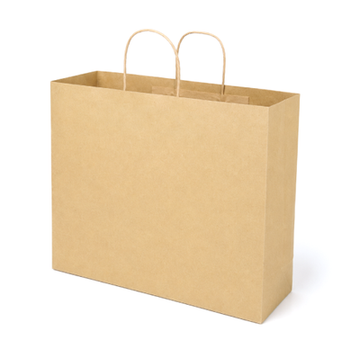Bolsa Kraft Boutique Jumbo (12 piezas)