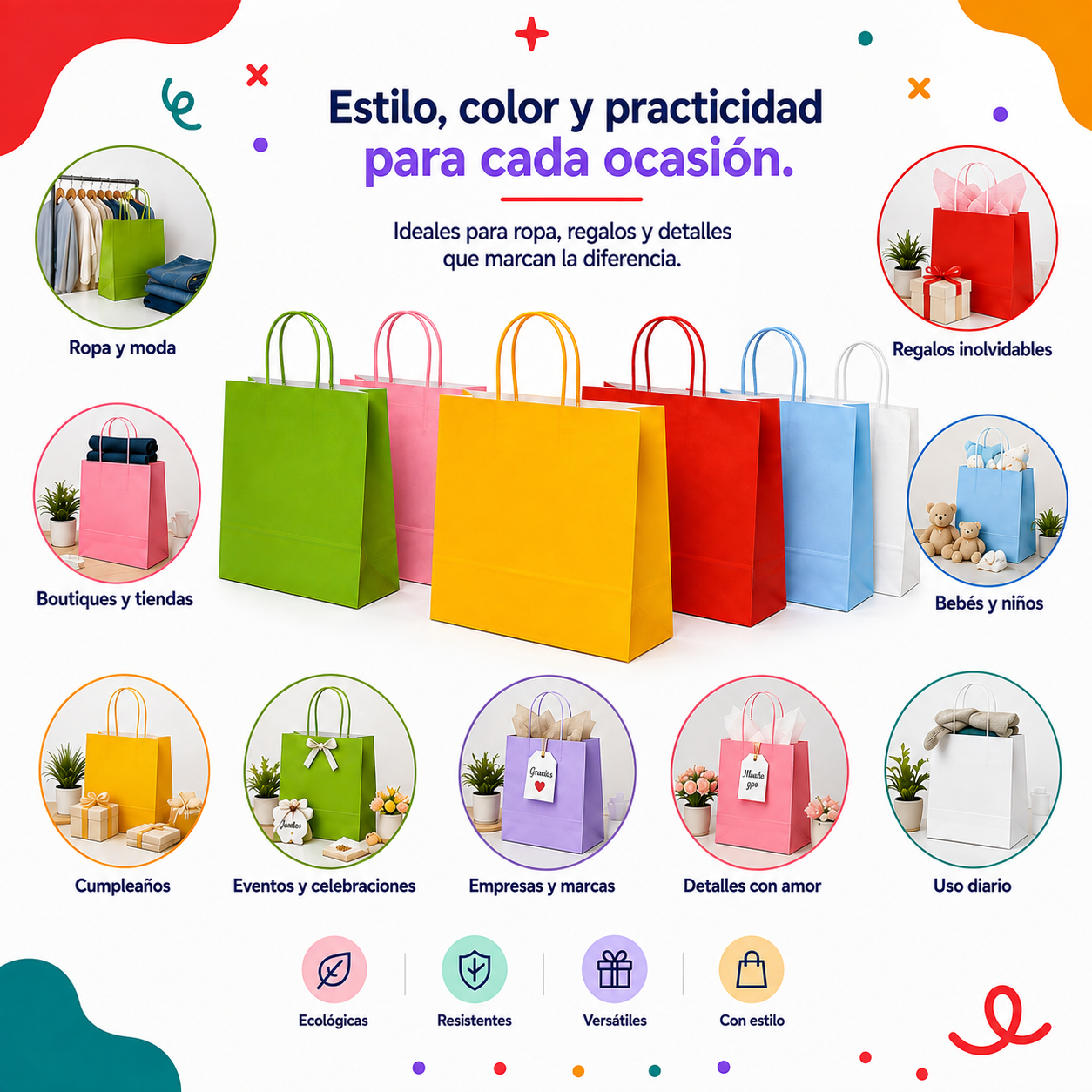 Bolsa Bond Boutique Mediana (12 piezas)