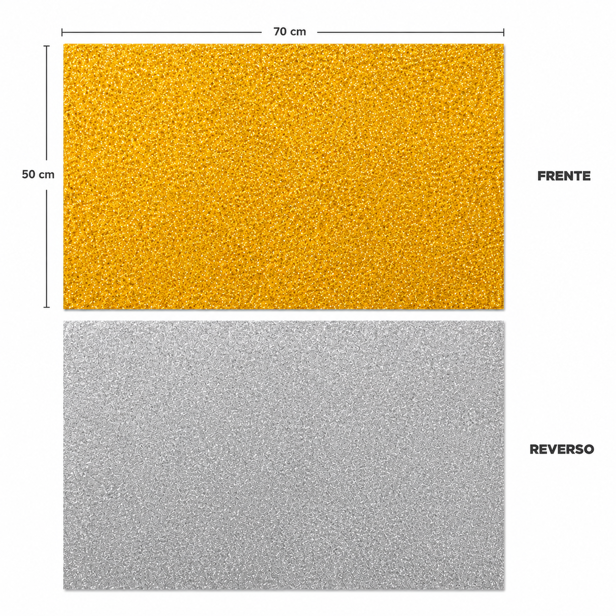 Papel Diamantado Dorado (10 piezas)