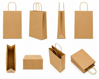Bolsa Kraft Mediana (12 piezas)