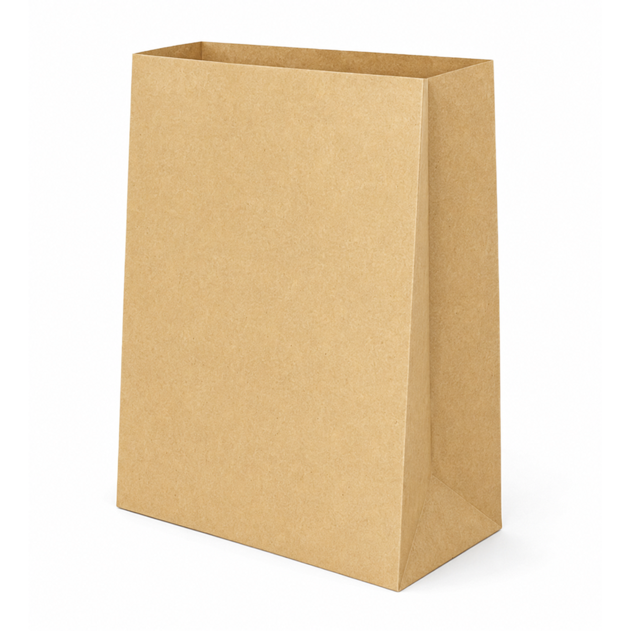 Bolsa Kraft Sin Asa Grande (12 piezas)