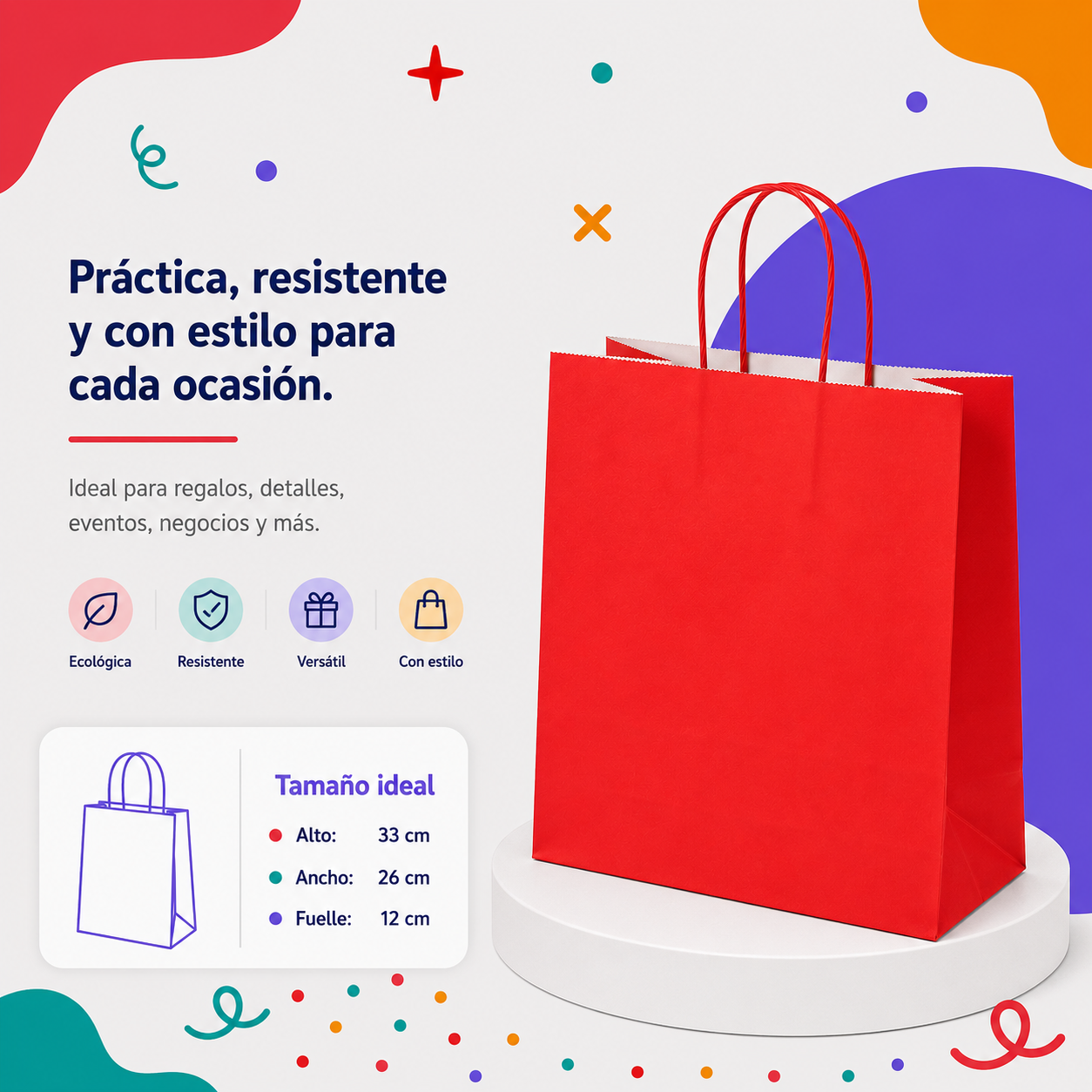 Bolsa Bond Grande (12 piezas)