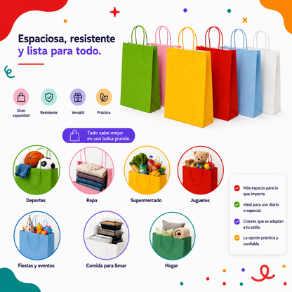 Bolsa Bond Grande (12 piezas)