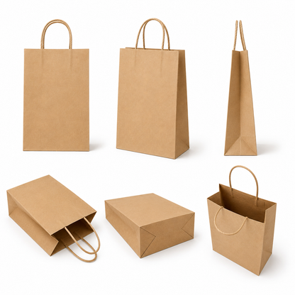 Bolsa Kraft Chica (12 piezas)