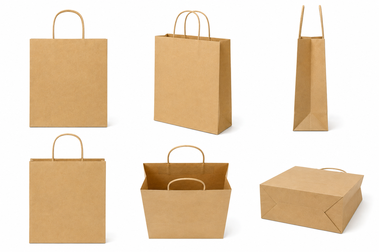 Bolsa Kraft Grande (12 piezas)