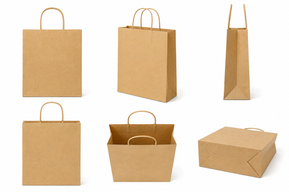Bolsa Kraft Grande (12 piezas)