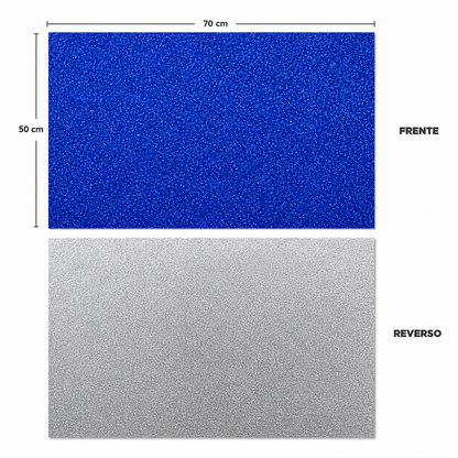 Papel Diamantado Azul Rey (10 piezas)