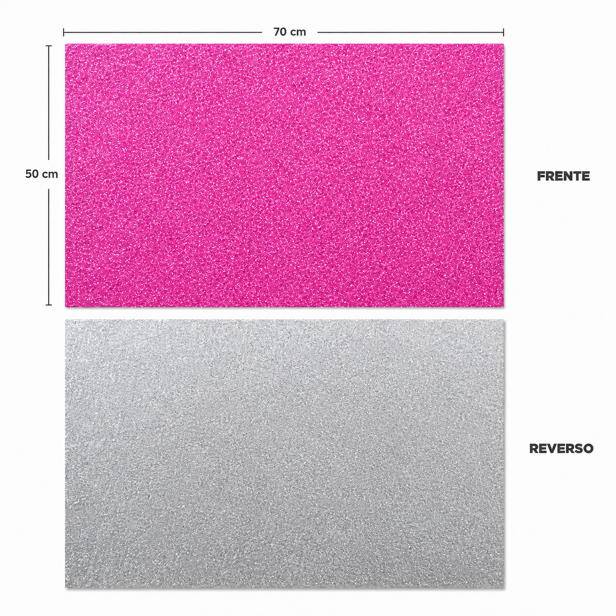 Papel Diamantado Rosa (10 piezas)