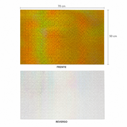 Papel Holograma Dorado (10 piezas)