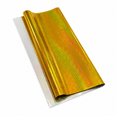 Papel Holograma Dorado (10 piezas)