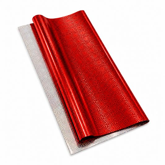Papel Holograma Rojo (10 piezas)