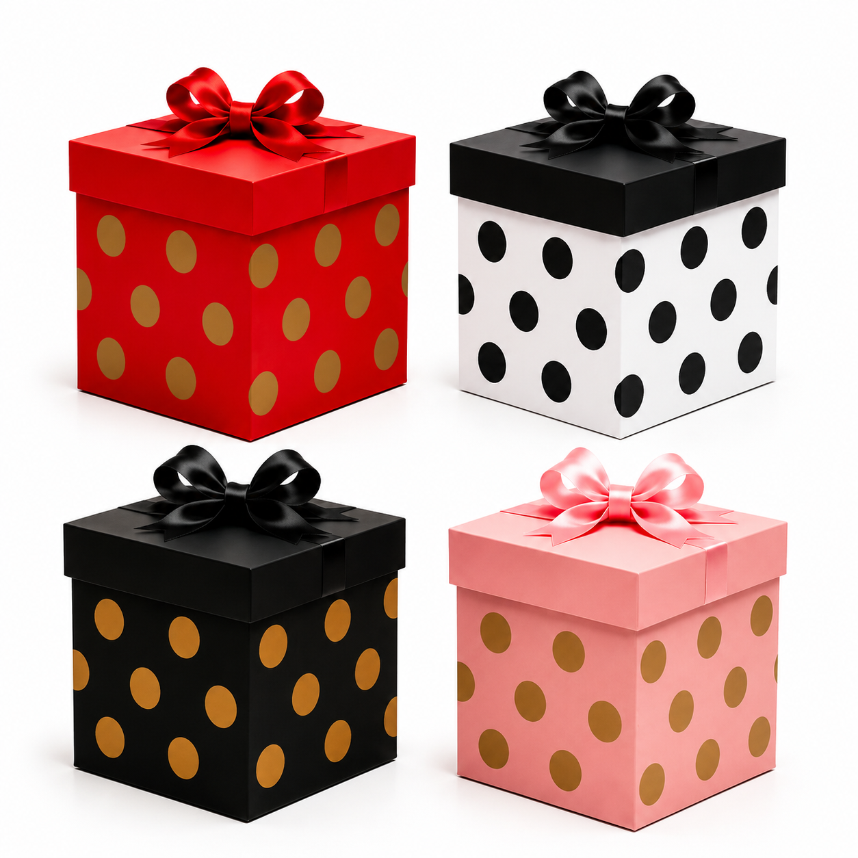 Caja Cubo Chica Armable (4 piezas)