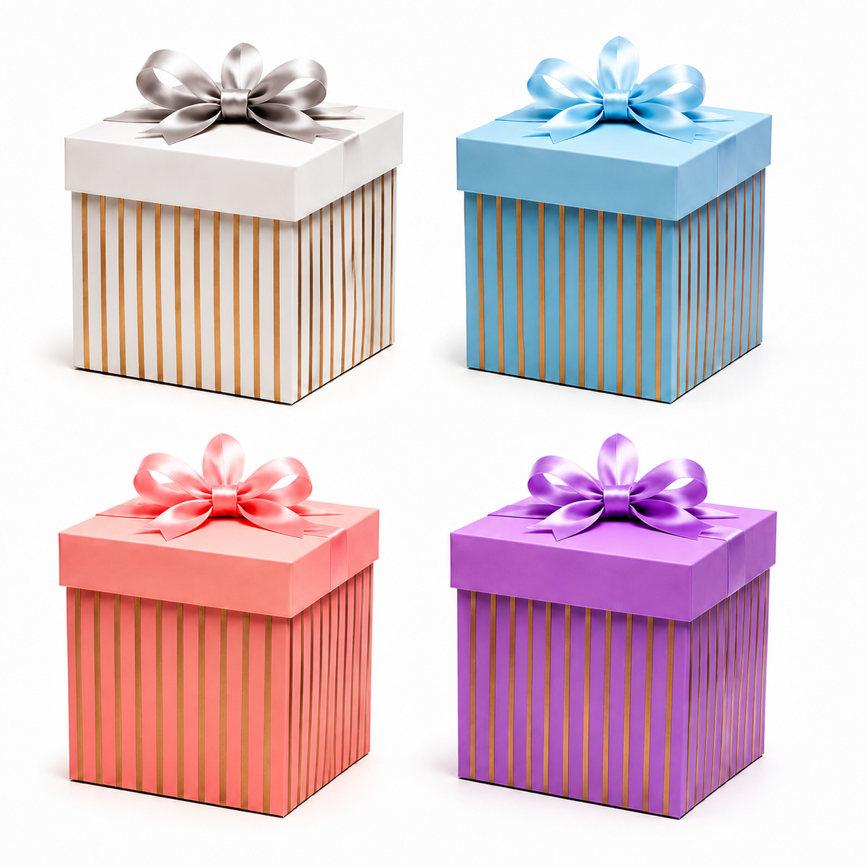 Caja Cubo Chica Armable (4 piezas)